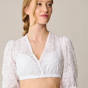 Baumwollbluse / Ivory